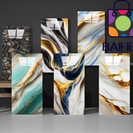 BAIHEE Marble Tiles, Waterproof PVC Wall Stickers,  Self Adhesive 30x60cm Floor Tile Sticker Kitchen