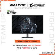 GIGABYTE MO27Q28G Gaming Monitor (จอมอนิเตอร์) | 27" QHD | WOLED | 0.03ms | 280Hz | G-Sync