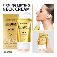 Lakerain Anti-wrinkle AH-8 Firming Neck Cream With Roller Neck Lifting Care Massage Neck Cream Moist