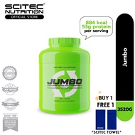 SCITEC NUTRITION Jumbo Weight Gainers (3520g) [Free Scitec Towel]