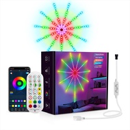 Spot Goods led Fireworks light decoration LED Light Strip app Music5v Flow Water Bluetooth Controlle
