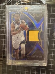 /75 NBA Stephen Curry Select Warriors game used card 球衣咭