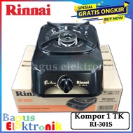 Kompor Gas 1 Tungku Rinnai 301S / Kompor Rinnai 1 Tungku / Kompor Rinai 1 Tungku / Kompor 1 Tungku /