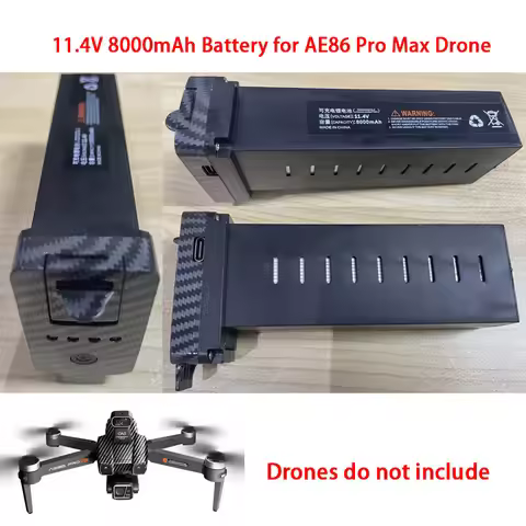 Original 11.4V 8000mAh Battery for AE86ProMax+ Drone Quadcopter