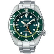 Seiko GMT Prospex Sea Sumo Green Dial Automatic Stainless Steel Mens Watch