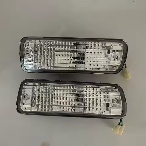 A Pair Of Car Fog Light Corner Lights For Toyota Land Cruiser Prado Fj70 Fj75 1993