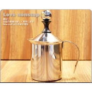 ☆Qi Xin Shop☆400ML Stainless Steel Single Layer Milk Frother Milk Frother Cup Coffee Milk Milk Froth