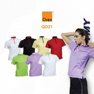 [DISCON] QD21 Oren Sport Quick Dry Polo Women Dri Fit Microfiber Ladies Female Zip Collared NTMY