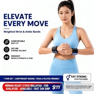 500G/900G/2000G 1 Pair Weighted Wristband Sports Ankle Wrist Running Yoga Aerobics Sports Adjustable