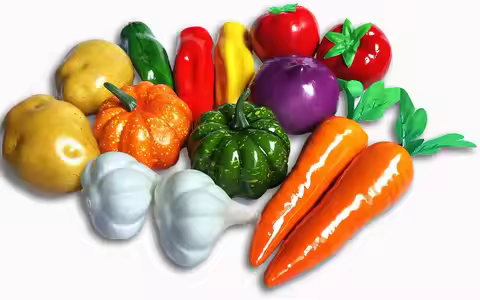 14 Pcs Fake Vegetables Decor,Realistic Foam Faux Vegetables Decor Home Photo Props for Home Kichen F