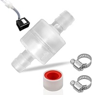 LPZMPZ Plastic Disposable Inline Ozone Check Valve for Hose from 9 to 10 mm Diameter Aquarium Water 