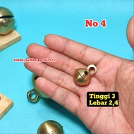 klintingan Lonceng kuningan krincingan serbaguna bisa buat anjing kucing kambing bahan kuningan