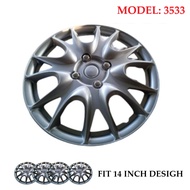 14 Inch ABS Wheel Cover Rim Center Hub Caps UNIVERSAL CAR WHEEL COVER 3533 #READY STOCK IN KL# 1PC