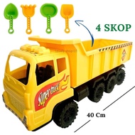 Jumbo sand truck toy / large sand dump truck children's toy / children's toy truck