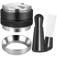 [jusumall]51mm Espresso Accessories Kit Coffee Distributor and Tamper Leveler WDT Tool and Dosing Fu