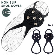 5 Teeth Ice Snow Gripper Spike Cleats Crampons Non-Slip Climbing Shoes Covers
