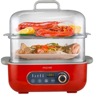 Mayer MMFS10 Digital Food Steamer, 10L, Red (SEMMFS10XXRDMY) 2 - Level  trays  for  multiple  and  c