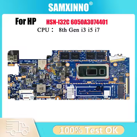 6050A3074401 For HP Elite Dragonfly HSN-I32C Laptop Motherboard With i5 i7 CPU 8GB 16GB RAM L74106-6