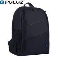 PULUZ Outdoor Backpack Portable Waterproof Bag Scratch-proof Dual Shoulders Backpack for DSLR Camera, Sports Camera, Tripod and Other Photography Accessories Black