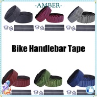 AMBER 1 Pair Tape Wrap Silica Gel  Shock Handle Road Bicycle