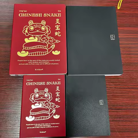 Kinbor 2025 Year of the Snake A5 A6 Journal Notebook Portable Pocket Daily Week Month Planner 365 Da