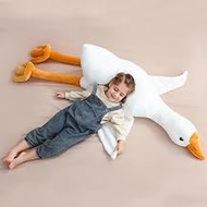160 cm Giant Goose, Plush Duck, XXL, Soft, Cuddly Goose Soft Toy, Large Duck Plush Toy, Cuddly Toy, 