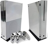 Adventure Games - XBOX ONE S - Silver, Polished Gloss - Vinyl Console Skin Decal Sticker + 2 Controller Skins Set