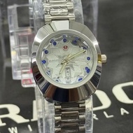 Rado Diastar day date Premium Quality Quartz Analog Stainless Steel Watches For women Jam Tangan per