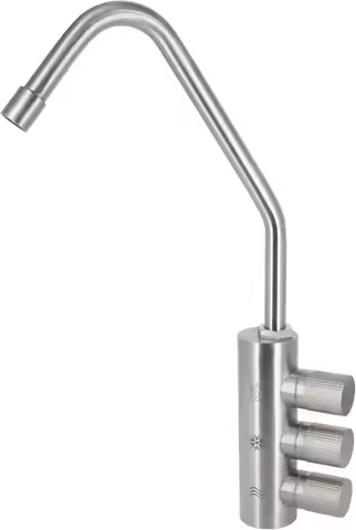 3 Way Stainless Steel Kitchen Faucet Drinking Water Faucet, Sparkling Water Faucet Chilled Water Fil