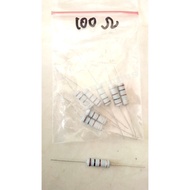 RESISTOR/ (R 2 WATT) VARIOUS SIZES 100 OHM/150 OHM/ 200 OHM/220 OHM/ 300 OHM/ 330 OHM