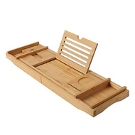 Bathtub Retractable Multifunctional Bathtub Tablet Bracket Ready Stock Bathtub Rack Bamboo Bathroom 