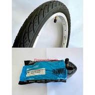 Tyre & Tube DELI 16" X 1.75 X 16" X 1.75/2.125 LONG VALVE Tube 48mm / 16" X 1.75 Tyre DELI  INDONESI