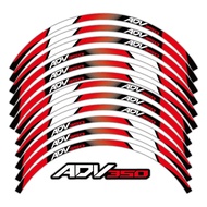 ADV350 Reflective Motorcycle Accessories Wheel Sticker Inside of Hub Decals Rim Stripe Tape For ADV3