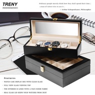 TRENY 6 slots 12 slots Watch Storage Box Wood Watch Jewelry Storage Box