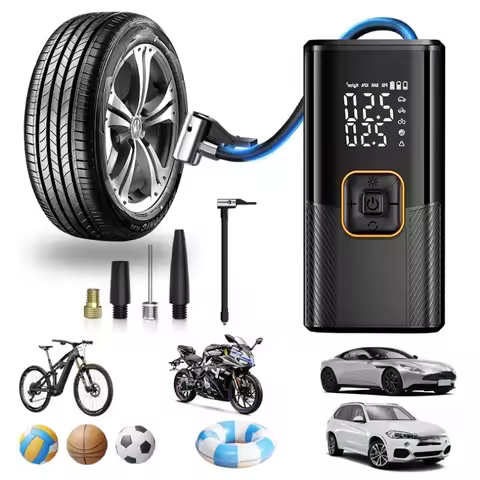 Car Mounted Wireless Inflation Pump Portable Car Inflation Pump Electric Car Tire High-pressure Infl