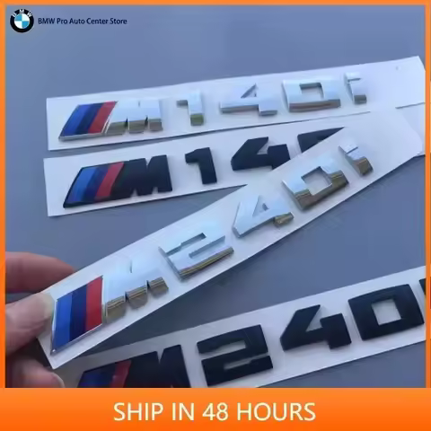 BMW M Series 3D ABS Black Logo Emblem Badge for 135i 140i 235i 240i 550i 760i Car Rear Trunk Sticker