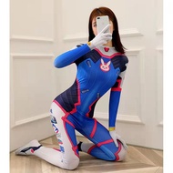 Dva Cosplay Costume Game Female Adult Child Halloween Party Zentai Suits D.Va Bodysuit