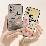 Oppo A77s case printed with feng shui calligraphy, peace of mind and fortune
