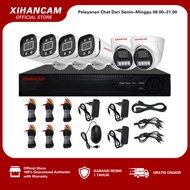 XIHANCAM Paket CCTV 8 Channel 2MP Kit Kamera CCTV Analog Paket DVR CCTV 8CH Komplit Siap Pasang