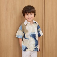 VACAY INDEED/Mini Diddy Shirt Ocean Canvas Pattern Boys'