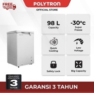 Chest Freezer Polytron 100 Liter Pcf118 Cooler Box 100L Pcf 118 Ready