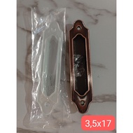 Sliding/sliding planting handle for doors/drawers/cupboards 17cm aluminum handle