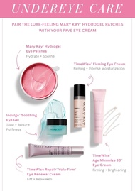 Mary Kay Undereye Care Cream/Soothing Gel/Patches Single Pack