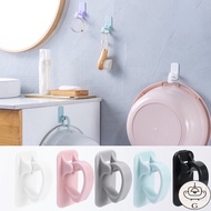 GS 5 Colors Household Self Adhesive Wall Mounted Hook/ Creative Seamless Washbasin Racks Holder Bath