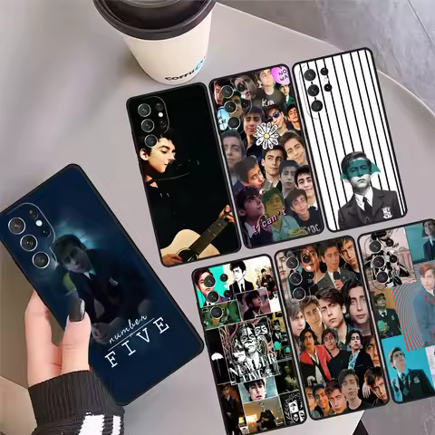 Aidan Gallagher Number Five Phone Case Cover For Samsung Galaxy S24 Ultra 23 S22 Plus S21 FE S20 S8 