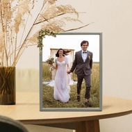 Classical Rose Narrow Edge Photo Frame-Can Hang Wall (8 Inch x10 Inch)|Growth Record Frame Display D