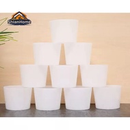 【COMBO 2 PCS 】(WHITE PLASTIC ICE CUP) Super Speed Ice Maker with High Quality Plastic Ice 【T4 P27 A0