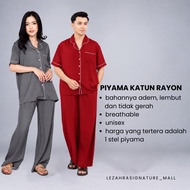 Women's and Men's Rayon Viscose Pajamas LZS Couple Husband and Wife Nursing Clothes