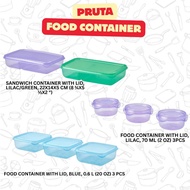 IKEA PRUTA FOOD CONTAINERS