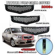 LD Car Front Bumper Hood Grille Cover Fit for Toyota Vios 2006+(GOOD QUALITY)